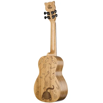 21 инча 23 инча ukulele китара махагон Сопрано сапеле Палисандър 4 ред ukulele музикални инструменти прекрасен музикален подарък