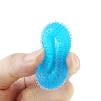 Супер мек силикон пръстен за пенис за мъже петушиных на пръстените Медицински клас секс-играчка за подобряване на ерекция трае по-дълго оргазъм -2 бр