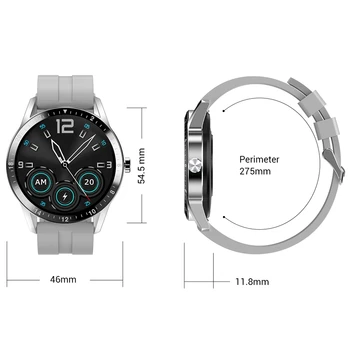G20 Full Touch Smart Watch Business Men Style Support Bluetooth Покана Heart Rate Monitor Smartwatch за Android