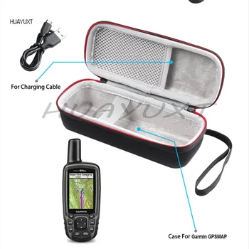 Нов EVA Portable Hard Carrying Protect Pouch Protect Cover Case for Garmin GPSMap 66s 66st 62 63 64 (s sc st) аксесоари