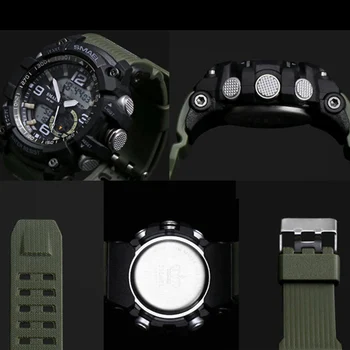 Мъжки спортни часовници S-SHOCK Military Watch модерен ръчен часовник Swim Men ' S Sport LED Digital Watches Waterproof Relogio Masculino