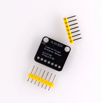 VL6180 VL6180X далекомер оптичен сензор обхват на модул за Arduino интерфейс I2C 3,3 5 IR емитер околната светлина TOF