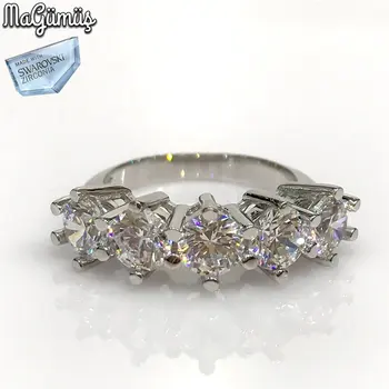 Swarovski Diamond Model Dibs Silver Lady Ring