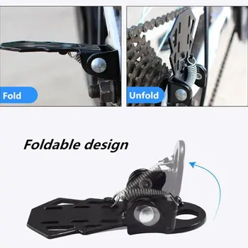 1 чифт под наем задната част на педала на МТБ сгъваеми крака велосипедни аксесоари за велосипеди foot колче Q1FF