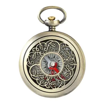 1бр старинни бронзови компаси джобни часовници дизайн открит туризъм навигация детски подарък