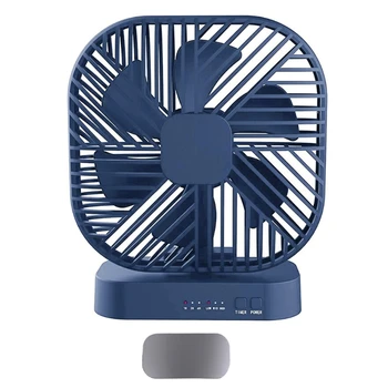 Магнитни Мини вентилатор USB или 4x AA отделението за Настолен вентилатор с функция за синхронизация на 3 степени на лични феновете за къмпинг офис