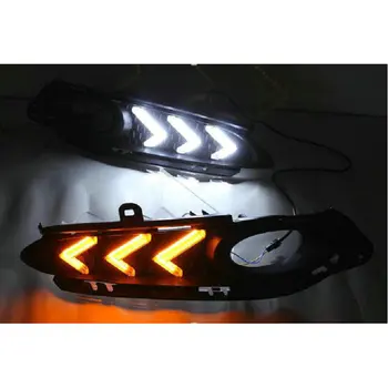 За Honda Mustang LED on line Bin Чи HRV Light фарове за мъгла осветление на модели на дневни светлини