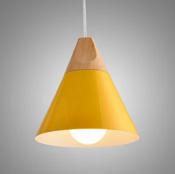 Nordic Simple Aluminum Wood Art Droplight модерни led висящи осветителни тела за хол трапезария окачен лампа за вътрешно осветление