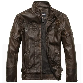 Нов прием на марката мотор кожени якета за мъже ,мъжки кожено яке, jaqueta de couro masculina,мъжки кожени якета парк