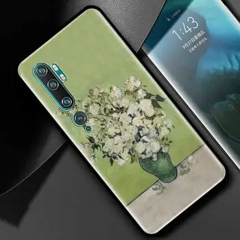 Силиконов калъф за телефон Xiaomi Mi Poco M3 X3 NFC F2 Pro M2 X2 9T 10T Note 10 Lite Van Gogh Art Flower мека делото TPU на Корпуса