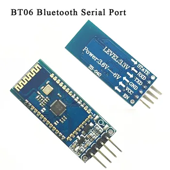 Advanced 2018 Компютърни аксесоари нов BT06 Bluetooth серийния порт безжичен модул за трансфер на данни съвместим с HC-06 New