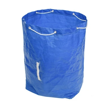 2 бр голям капацитет за многократна употреба двор листа чанта Градински торба за отпадъци преносим Градински листа чанта за съхранение с двойни дръжки за тревата