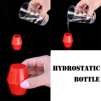 Гидростатическая бутилка фокуси течност остава в бутилката Магия етап на илюзията трик подпори ментализм смешно класически играчки