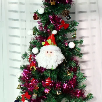 Нов весела Коледа Дядо Коледа кукла за окачване Коледна елха украса висящи украшения на плавателни съдове за дома 1