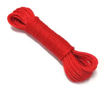 Ред 10 метра материал удебелен 32 нишки няколко въжета външна сушене свързани въже клетка скариди въже цвят случаен