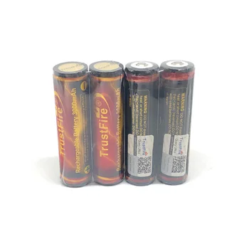 10 бр./лот Trustfire High Capacity 18650 3.7 V 3000mAh литиева батерия акумулаторна батерия със защитени печатна платка за фенери