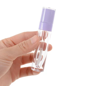 6.4 мл в пластмасови бутилки, блясък за устни глазура за устни тръба е празна розов гланц за устни за еднократна бутилка САМ устните черешката опаковка грим инструменти