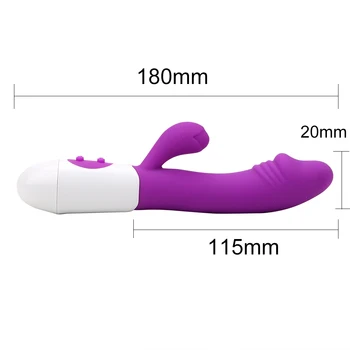 IKOKY вибратор вибратор 7 Скорост на G-Spot вибратор Заек клитор стимулатор вагинален масажор секс играчки за жени на женската мастурбация
