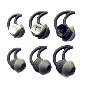 Сменете неподатливостта ушите экстрактивным слой удобни уши за ушни накрайници Bose Qc20 Qc20I QC30 Soundsport Sie2 Sie2 IE2 Ie3 Blac