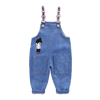 Baby Sweet Girls Cowboy Overall 2020 New Autumn Children ' s Long Pants Baby Casual Fashion Kids Rompers