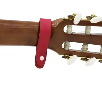 2 бр./компл. китара каишка притежателя кожена бутон за Безопасно заключване за акустична, електрическа класическа китара, бас аксесоари Радом цвят