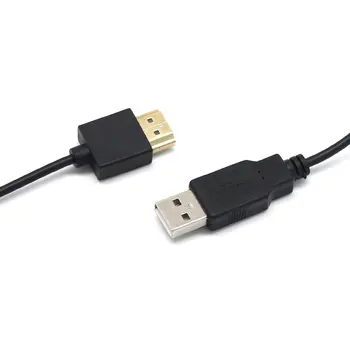 0,5 м смарт устройство за лаптоп захранващ кабел HDMI-съвместим кабел мъжки-Famel HDMI-съвместим с USB захранващ кабел към HDMI-съвместим
