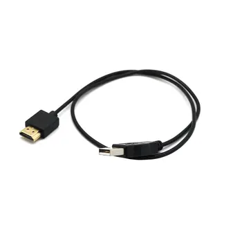 0,5 м смарт устройство за лаптоп захранващ кабел HDMI-съвместим кабел мъжки-Famel HDMI-съвместим с USB захранващ кабел към HDMI-съвместим