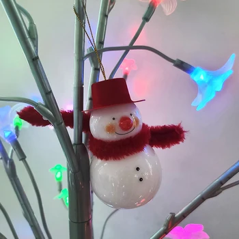 Снежен човек украса led светлини Коледа градина двор пейзаж осветление лампи Happy New Year Коледа Supplies