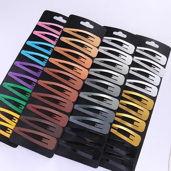 10 бр./опаковане. Rainbow щипки за коса, за жени BB щипки щипки за коса съдържа четири щипки за коса прости момичета скоба за коса-аксесоари за подреждане