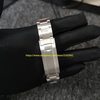 40 мм мъжки часовници механични-автоматични асептические циферблат от неръждаема стомана, сапфирен кристал GMT 2813 механизъм керамични bezel NO13