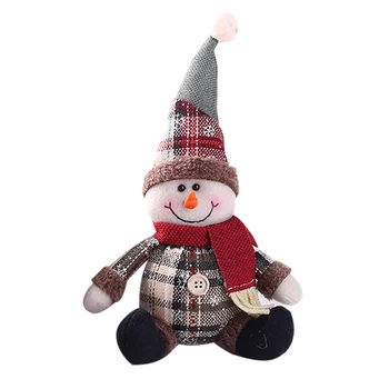Коледа Дядо коледа, Снежен човек украшение кукла фестивал партия коледен маса дърво виси декор AUG889