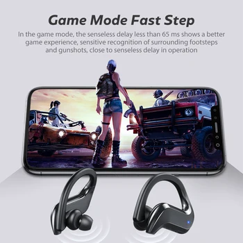 Безжични слушалки Bluetooth спортни водоустойчив безжични слушалки сензорно управление слушалки TWS слушалки слушалки с микрофон
