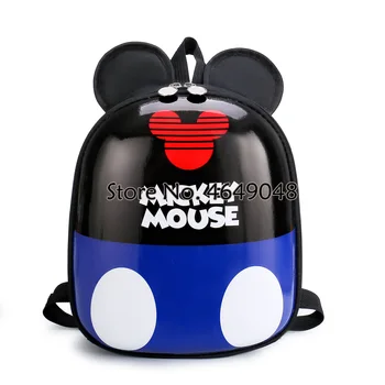 Disney Mickey mouse детски училищна чанта детска градина момче момиче детски раница 2-35 Мини сладък карикатура черупки от яйца раница