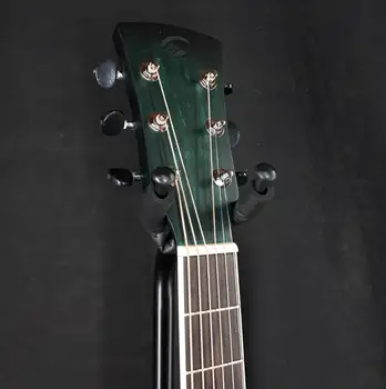 Акустична китара/электроакустическая SAGUARO amazing sound perfect-MINI JUMBO include pre-matte finish/Green