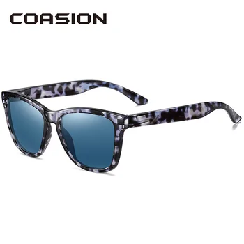 COASION 21 цвят квадратна рамка за слънчеви очила за Мъже, Жени поляризирани стари маркови дизайнерски очила за шофиране zonnebril heren CA1729