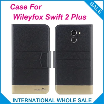 Нов Топ Горещ! Wileyfox Swift 2 Плюс Case,5 цвята високо качество пълен флип мода персонализирате кожени луксозни аксесоари за телефони
