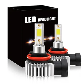 H4 H7 LED фарове на автомобил, лампа H11 9005 9006 HB3 BH4 H13 H1 led светлини за автомобил светлина кола 6500K 360 градуса автомобилни фарове за мъгла