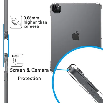 Прозрачен калъф за SAMSUNG Galaxy Tab A 10.1' 2019 устойчив на удари защитен мек калъф силиконов TPU Funda For SM-T510 SM-T515