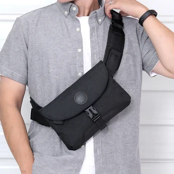 Нагрудная чанта през рамото си лека поясная чанта през раница външен USB порт