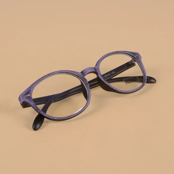 Елегантна кръгла рамка дамски рамки за очила нова мода сменяеми лещи очила рамка дамски късогледство оптична рамка мъжки слънчеви очила