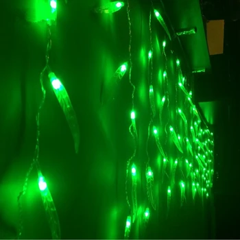 BLUBBLE 4M 120LED LED String Хелоуин Светлини водоустойчив празнично осветление за Коледа AC 110V / 220V Wedding Party Фея Светлини