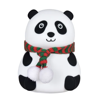 1.5 W карикатура Panda USB LED Night Light сензорен екран сензор за цветни нощни лампи Pat лампа електронни играчки за деца подаръци