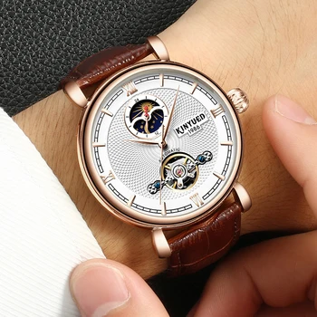 Мъжки часовници най-добрата марка луксозни часовници автоматични механични часовници мъжки ежедневни бизнес водоустойчив часовник Relogio Masculino 2019