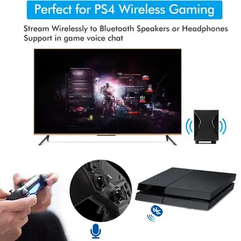 Безжична игрова конзола Bluetooth високо качество дръжка адаптер за PC, лаптоп PS4 преминете геймпад