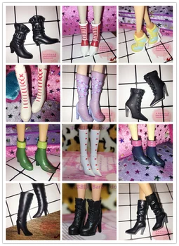 1/6, нов оригинален няколко цветни куклено аксесоари мода маратонки плоски обувки автентични сандали, обувки за кукли Барби обувки