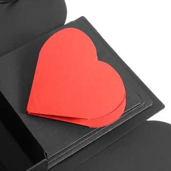 Сватбена подарък кутия Експлозивна скоростна изненада скоростна творчески фотоалбум стикер на Ден, Свети Валентин, рожден Ден, подарък изненада